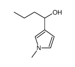 1-(1-methylpyrrol-3-yl)butan-1-ol结构式