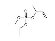 but-3-en-2-yl diethyl phosphate结构式