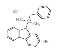 benzyl-(2-bromo-9H-fluoren-9-yl)-dimethyl-azanium结构式