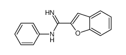 2-Benzofurancarboximidamide, N-phenyl-结构式