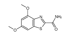 4,6-dimethoxy-benzothiazole-2-carboxylic acid amide结构式