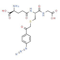 S-(P-AZIDOPHENACYL)GLUTATHIONE Structure