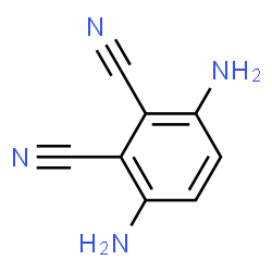 1,2-Benzenedicarbonitrile,3,6-diamino- structure