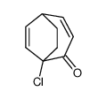 Bicyclo[3.2.2]nona-3,6-dien-2-one,1-chloro- Structure