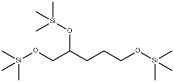 2,2,10,10-Tetramethyl-5-[(trimethylsilyl)oxy]-3,9-dioxa-2,10-disilaundecane结构式