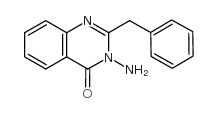 3-AMINO-2-BENZYL-3,4-DIHYDROQUINAZOLIN-4-ONE结构式