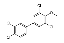 1,3-dichloro-5-(3,4-dichlorophenyl)-2-methoxybenzene结构式