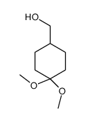 (4,4-dimethoxycyclohexyl)methanol Structure