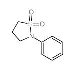 Isothiazolidine,2-phenyl-, 1,1-dioxide Structure