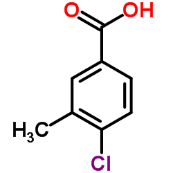 4-氯-3-甲基苯甲酸结构式