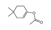 4,4-dimethylcyclohexanone enol acetate Structure