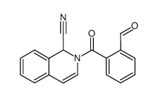 2-(o-Formylbenzoyl)-1,2-dihydroisoquinaldonitrile结构式