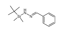 1-benzylidene-2-(tert-butyldimethylsilyl)hydrazine Structure
