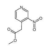 4-(methoxycarbomethyl)-3-nitropyridine Structure