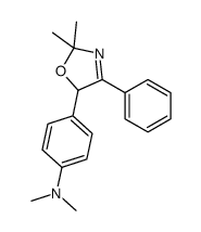 4-(2,2-dimethyl-4-phenyl-5H-1,3-oxazol-5-yl)-N,N-dimethylaniline Structure