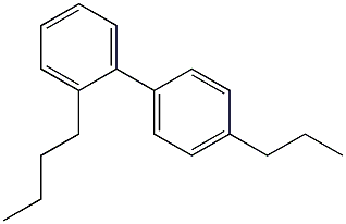 4-Butyl-4'-propylbiphenyl Structure