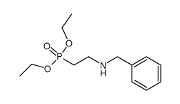 β-(N-benzyl)aminoethylphosphonic acid diethyl ester Structure