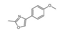 4-(4-methoxyphenyl)-2-methyloxazole Structure