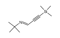 3-trimethylsilyl-2-propinal tert-butylimine Structure