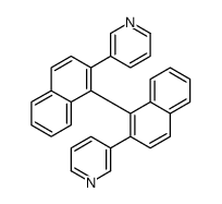 3-[1-(2-pyridin-3-ylnaphthalen-1-yl)naphthalen-2-yl]pyridine Structure