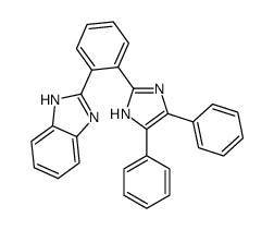 2-[2-(4,5-diphenyl-1H-imidazol-2-yl)phenyl]-1H-benzimidazole Structure