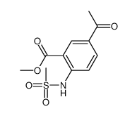 methyl 5-acetyl-2-(methanesulfonamido)benzoate结构式