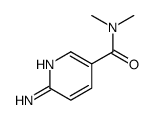 6-氨基-N,N-二甲基-烟酰胺结构式