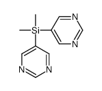 dimethyl-di(pyrimidin-5-yl)silane Structure