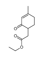 ethyl 2-(4-methyl-2-oxocyclohex-3-en-1-yl)acetate Structure