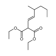 diethyl (1-methylbutyl)vinylmalonate structure