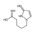 5-(3-aminopyrazol-1-yl)pentanamide结构式