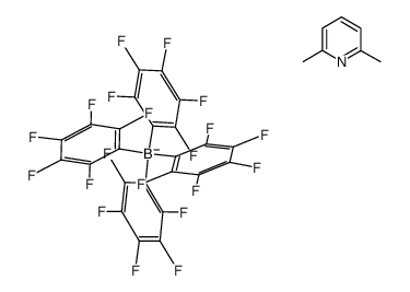 [2,6-lutidinium][B(C6F5)4] Structure