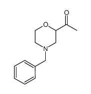1-(4-Benzylmorpholin-2-Yl)Ethan-1-One结构式