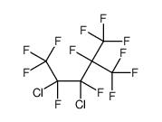 2,3-dichloro-1,1,1,2,3,4,5,5,5-nonafluoro-4-(trifluoromethyl)pentane结构式