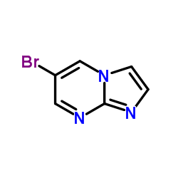 6-溴咪唑并[1,2-a]嘧啶结构式