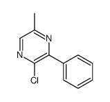 2-chloro-5-methyl-3-phenylpyrazine结构式