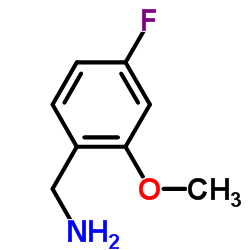 1-(4-Fluoro-2-methoxyphenyl)methanamine Structure
