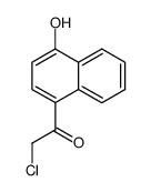 2-chloro-1-(4-hydroxy-[1]naphthyl)-ethanone Structure
