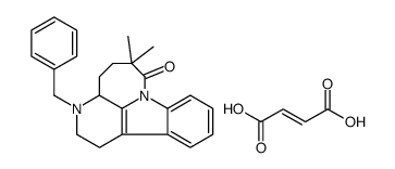 3-benzyl-6,6-dimethyl-2,3,3a,4,5,6-hexahydro-3,7a-diazacyclohepta[jk]fluoren-7(1H)-one fumarate Structure