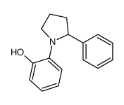 2-(2-phenylpyrrolidin-1-yl)phenol结构式