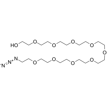 Azido-PEG10-alcohol structure