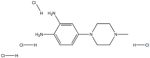 4-(4-Methylpiperazin-1-Yl)Benzene-1,2-Diamine Tetrahydrochloride Structure