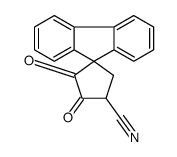 2,3-dioxospiro[cyclopentane-4,9'-fluorene]-1-carbonitrile结构式