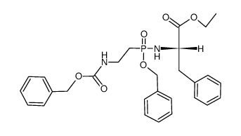 Cbz-Aep(OBzl)-L-Phe-OEt结构式