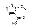 1,2,5-Thiadiazole-3-carboxylicacid,4-methoxy-(7CI,9CI) structure