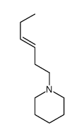 1-hex-3-enylpiperidine Structure