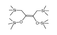 (Z)-1,4-Bis-trimethylsilanyl-2,3-bis-trimethylsilanyloxy-but-2-ene Structure