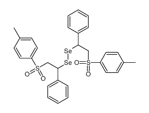 1-methyl-4-[2-[[2-(4-methylphenyl)sulfonyl-1-phenylethyl]diselanyl]-2-phenylethyl]sulfonylbenzene结构式
