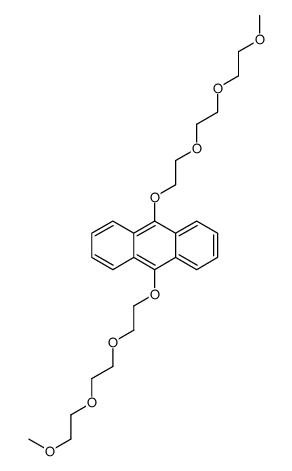 9,10-bis[2-[2-(2-methoxyethoxy)ethoxy]ethoxy]anthracene Structure