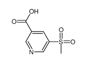 5-(Methylsulfonyl)nicotinic Acid structure